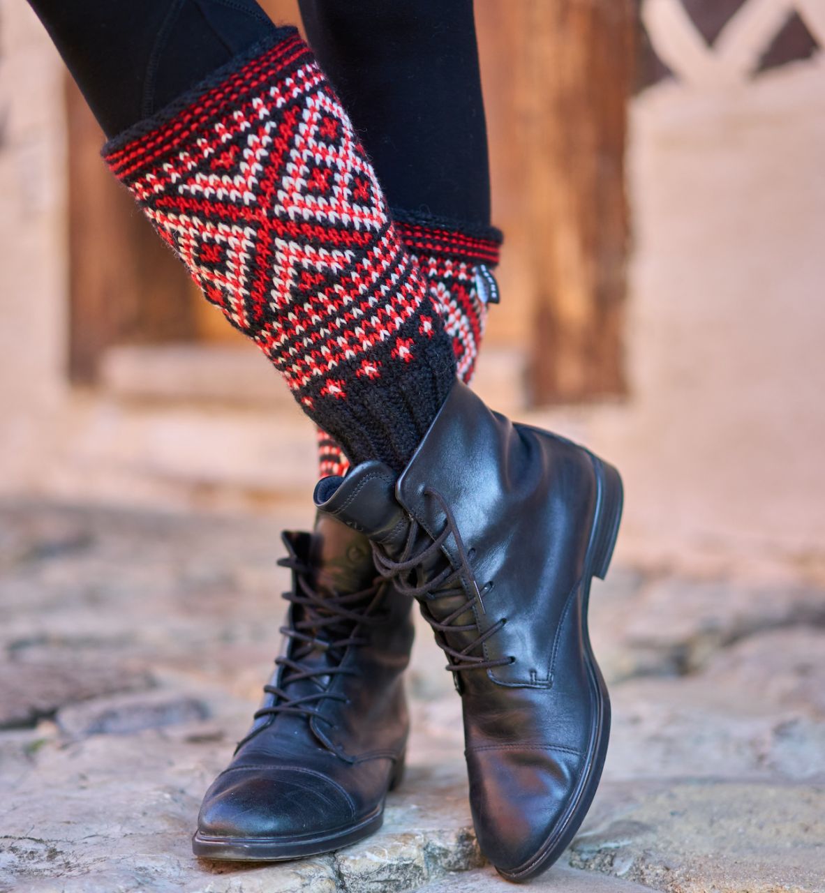 Štucne Strážov 3 farby krátke veľ. UNI