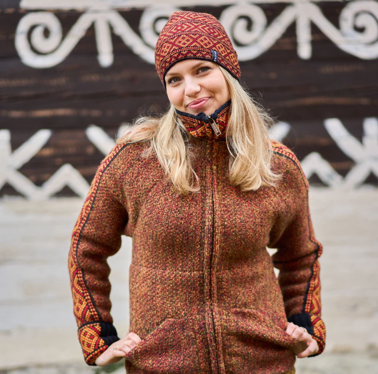 Mikina vlnená dámska Strážov krátka